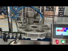 Sistema automatico di riempimento lattine per cibi cotti