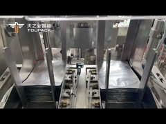 Sistema di confezionamento per la pesatura di carne tritata con pesatrice a 24 viti