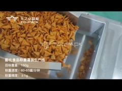 TOUPACK Sistema automatico di pesatura dei prodotti alimentari gonfiati