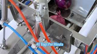 Sistema di confezionamento automatico di sacchetti in rete ad alta velocità (0,5 kg - 5 kg)